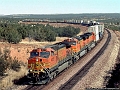 BNSF 4375 at Crookton Cutoff, AZ in March 2002